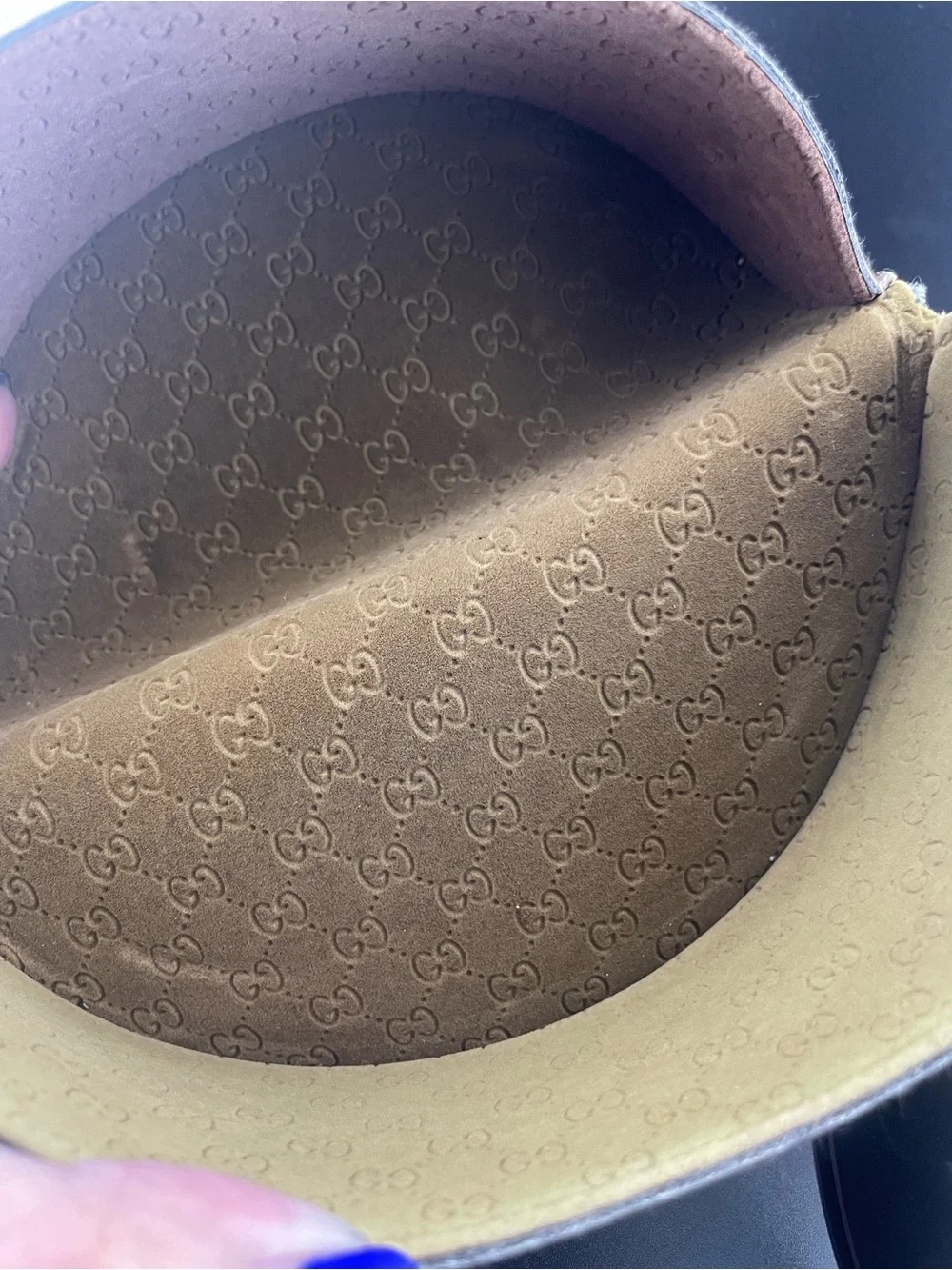 Gucci Vintage Shield Sunglasses Oversized GG Medallion